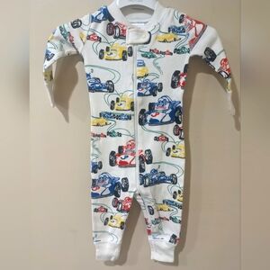 Hanna Andersson Race Car Organic Pajamas - 6-12 mo